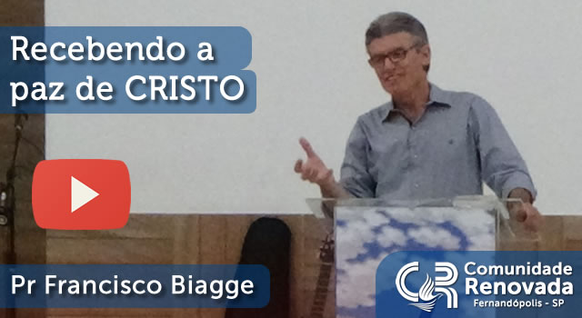Recebendo a paz de CRISTO