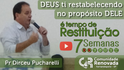 DEUS ti restabelecendo no propósito DELE