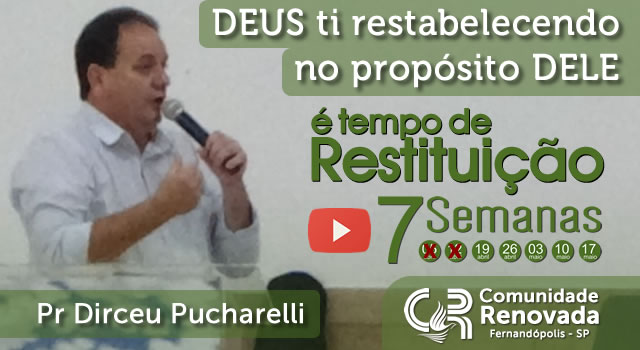 DEUS ti restabelecendo no propósito DELE