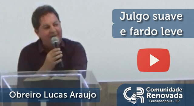 Julgo suave e fardo leve