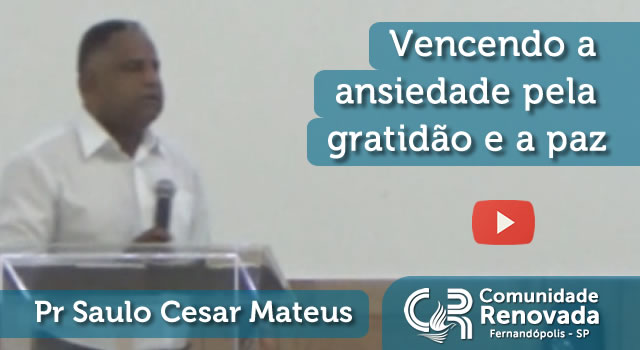Vencendo a ansiedade pela gratidão e a paz