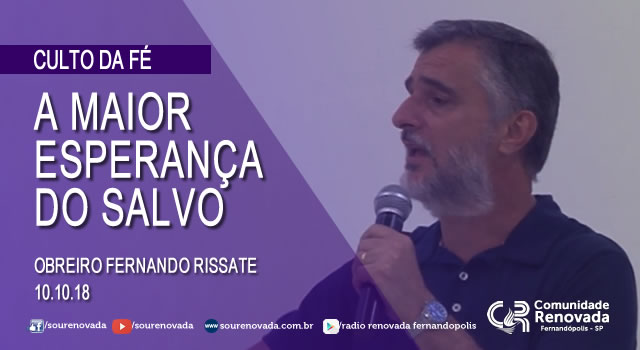 A maior esperança do salvo