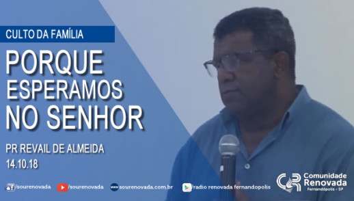 Porque esperamos no SENHOR