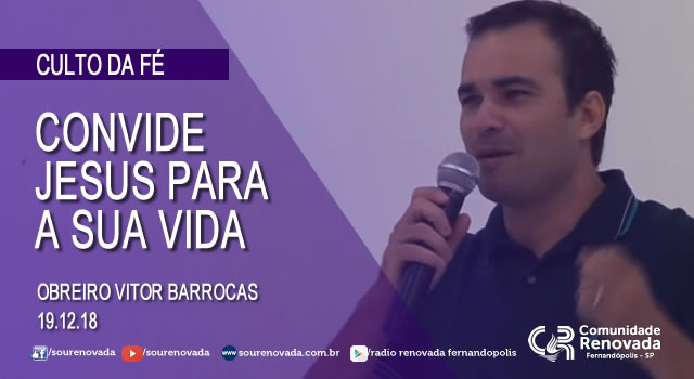 Convide JESUS para a sua vida