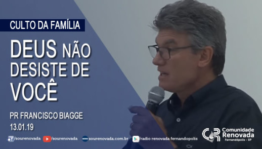 DEUS não desiste de você