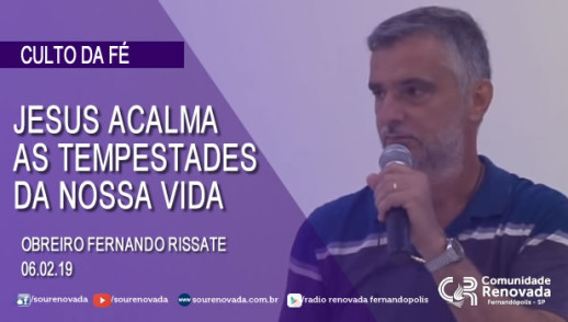 JESUS acalma as tempestades da nossa vida